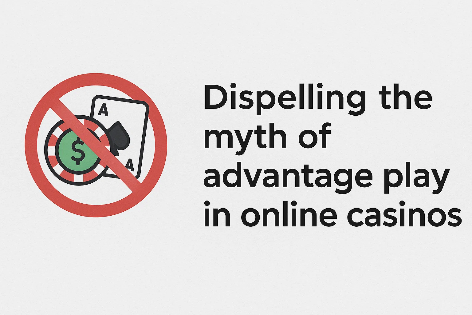 Dispelling the myth of advantage play in online casinos